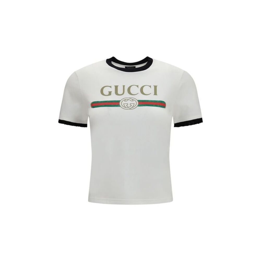 Gucci White Cotton Women's T-Shirt